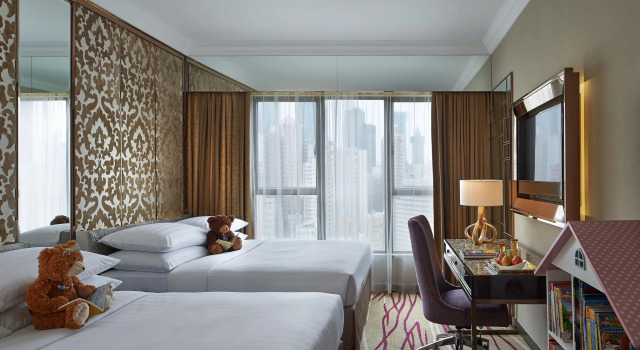 Четырёхместный номер Deluxe Family Dorsett Wanchai, Hong Kong
