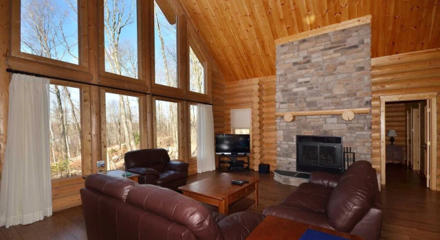 Chalet Deer Lodge, Rezervovat Chata Vily v Riviere-Rouge, Vila