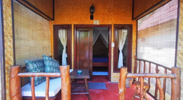 Двухместный номер Deluxe с видом на сад Kampung Meno Bungalows