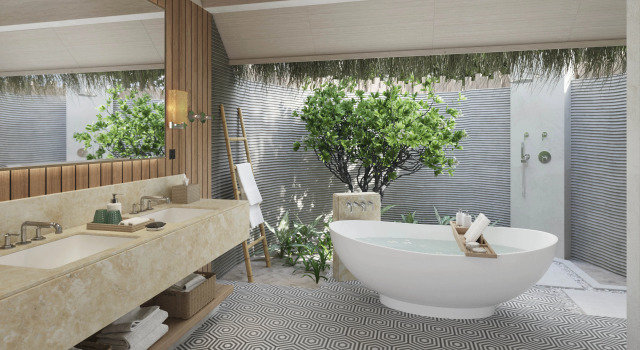 Villa Suite With Pool Beach с 2 комнатами Six Senses Kanuhura