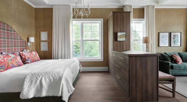 Номер Luxury с видом на озеро Manoir Hovey