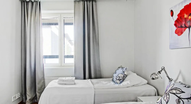 Апартаменты с 2 комнатами с балконом Kotimaailma Apartments Oulu