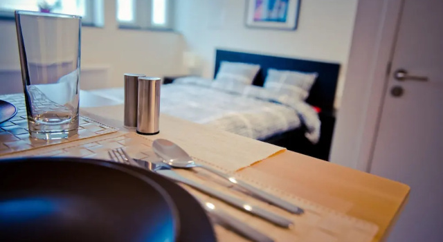 Двухместные апартаменты Classic с видом на город Appart-Hotel Léopold Liège Centre