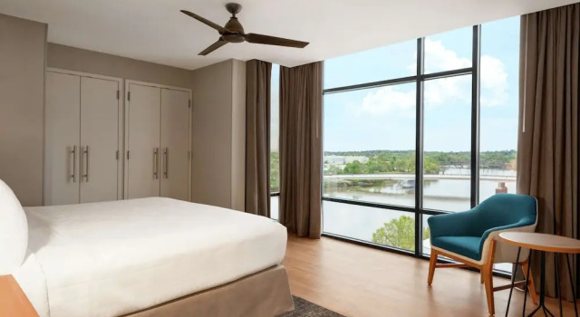 Люкс c 1 комнатой с видом на реку Homewood Suites By Hilton Wilmington Downtown
