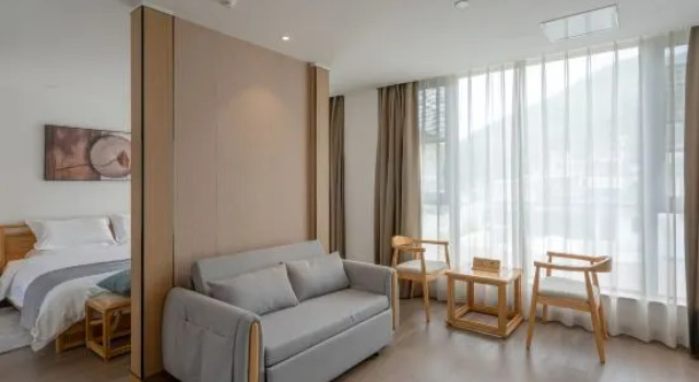 Двухместный люкс Kangding Tingshan Hot Spring Homestay