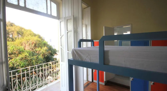 Кровать в общем номере Rio Forest Hostel