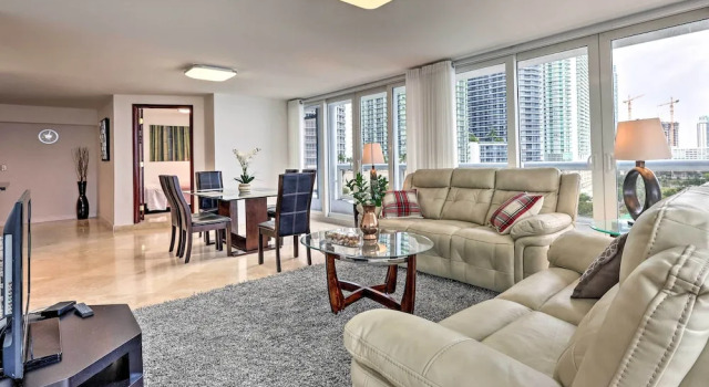 Waterfront High-rise Condo - Miami Beach 5 Mi, Забронировать Апартаменты/квартира Апартаменты Miami Metropolitan Area, Апартаменты/квартира