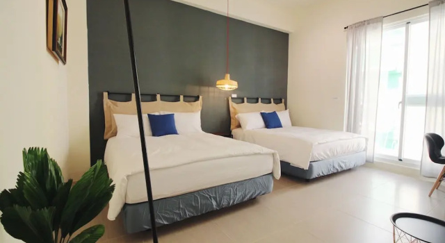 Четырёхместный семейный номер Standard 沉靛旅宿 La Casa Indaco 墾丁夢幻島Villa