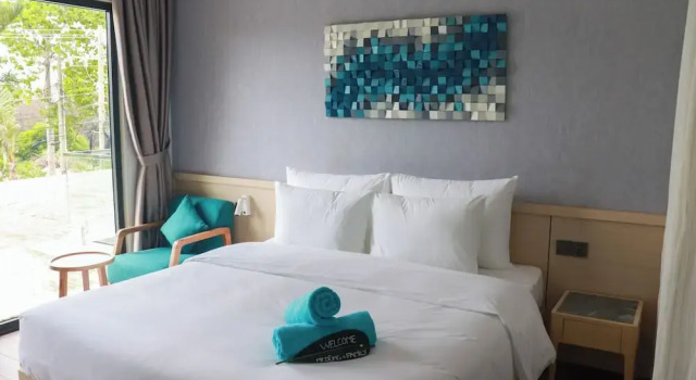 Двухместный номер Standard с балконом и с видом на сад The Vista Beach Resort Phan Thiết