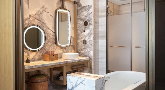 Четырёхместный номер Standard с видом на сад Wuxi Marriott Hotel Lihu Lake