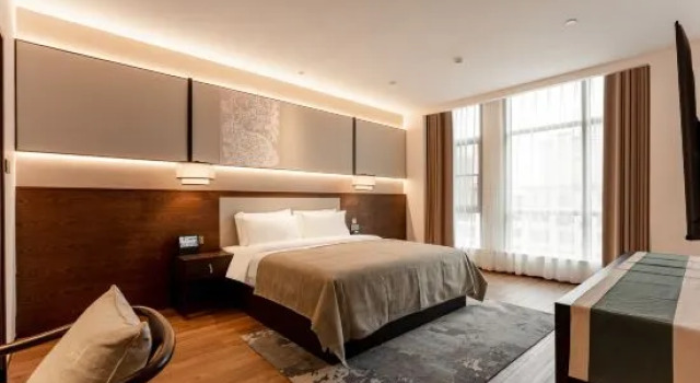 Двухместный люкс QIANNA HOTEL Yan'an (New District National Sports Center Store)