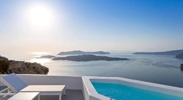 Полулюкс с видом на море Alti Santorini Luxury Suites