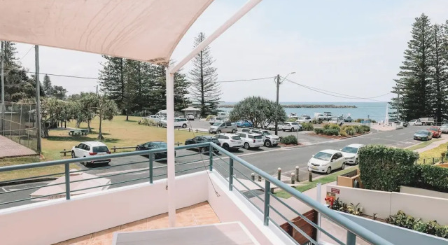 Двухместный номер Superior с балконом и с видом на океан Yamba Beach Motel