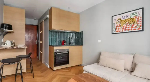 Студия Charming 2P Studio Near Trocad ro Eiffel Tower