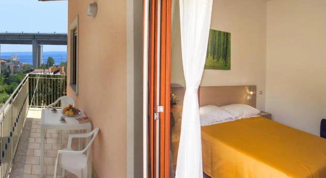 Апартаменты с 2 комнатами с балконом Residence Villa Mare Taormina