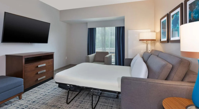 Двухместная студия люкс Homewood Suites by Hilton Pittsburgh Downtown