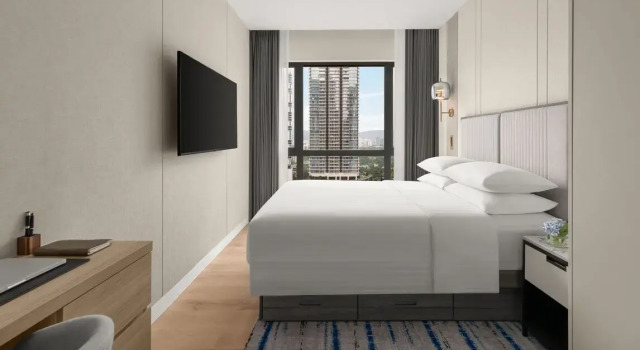 Двухместные апартаменты с 2 комнатами с видом на окрестности Marriott Executive Apartments Kuala Lumpur