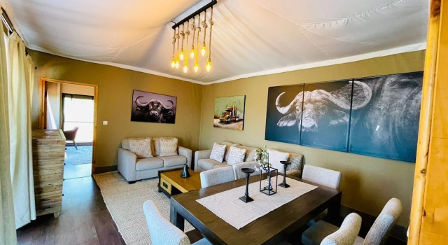 Люкс Superior с 2 комнатами с видом на парк Emayian Luxury Camp