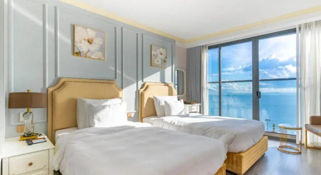 Семейный номер Deluxe с видом на океан La Vague Hotel