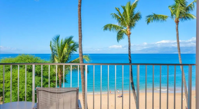 Двухместный номер oceanfront OUTRIGGER Kāʻanapali Beach Resort