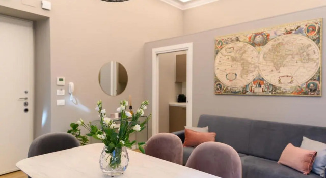 Четырёхместный номер Standard с видом на сад Savoia Suites Torino