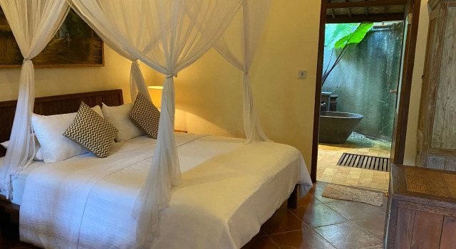 Номер Deluxe с видом на сад Sawah Indah Villa