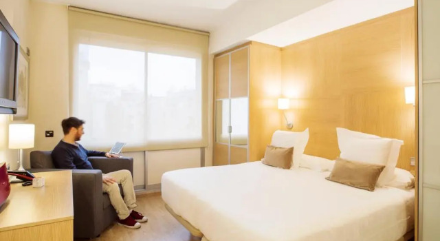Двухместный номер Standard с видом на сад Aparthotel Silver