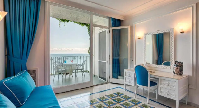 Двухместный номер Deluxe с видом на море Grand Hotel Riviera