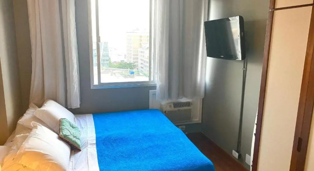 Номер Standard Leblon Flat 2 quartos varanda vista mar, piscina, sauna, e garagem WIFI 500M