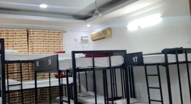 Кровать в общем номере KyGo Hostels