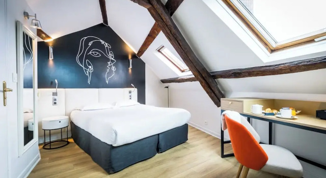 Номер Superior с видом на город Hôtel Montparnasse Saint Germain