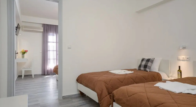 Апартаменты с 2 комнатами с балконом Soula Naxos