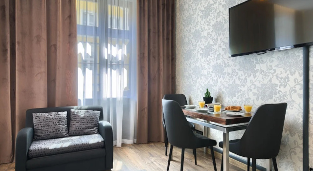 Двухместный люкс с видом на город Aparthotel New Lux