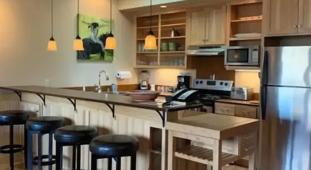 Czteroosobowy suite z widokiem na rzekę Twisp River Suites
