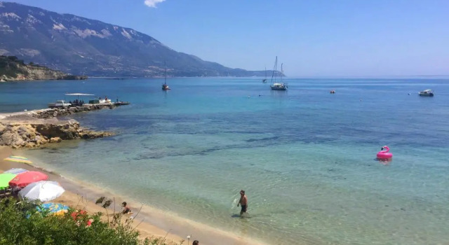 Апартаменты Kefalonia apartments - 2 bedroom apartment in orchard, cute veranda, ground floor