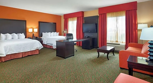 Четырёхместный люкс Hampton Inn & Suites Waco-South