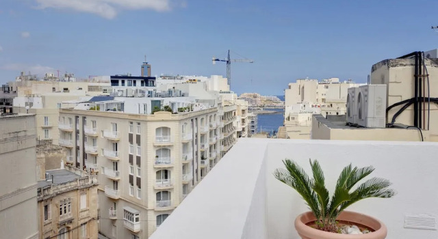Magical Rooftop Penthouse, Best Location In Sliema