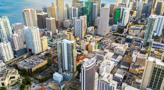 Апартаменты Miami Skyline 1BR Sleeps 4 With Elite Amenities