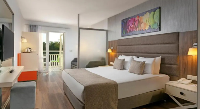 Трёхместный номер Standard с видом на бассейн Seven Seas Hotel Blue