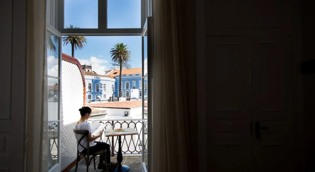 Двухместный номер Deluxe с балконом Casa das Palmeiras Charming House - Azores 1901