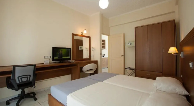 Апартаменты с 2 комнатами с балконом и с видом на море Giorgis Blue Apartments