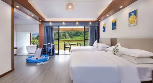 Люкс Zhenyue Smart Panoramic Homestay (Longji Rice Terraces Scenic Area)