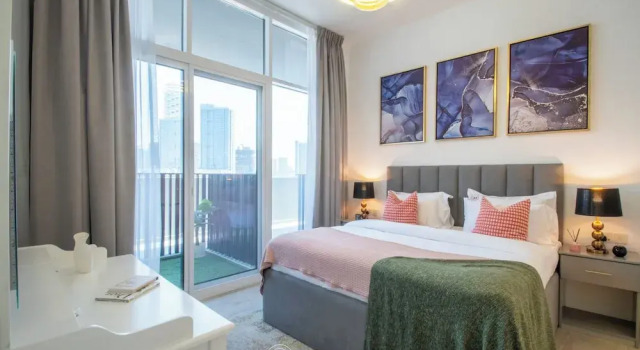 Manzil-1BR Apt with Pool in JVC
