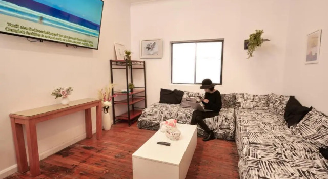 Кровать в общем номере Coogee Beachside Hostel