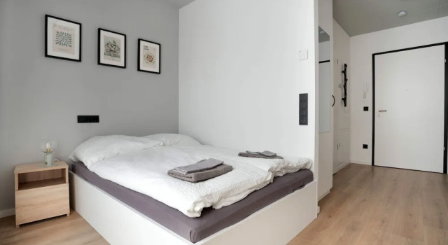 Двухместная студия Deluxe с балконом Schicke Apartments in Bonn I home2share