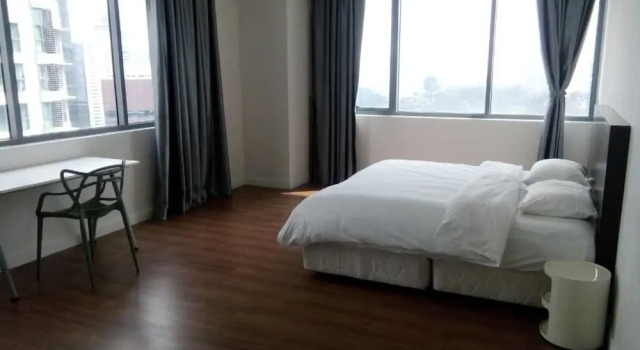Апартаменты Comfort с 3 комнатами с видом на город City Residences Studio Apt at Mercu