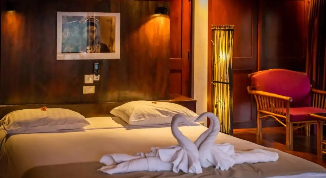 Double suite The Sanctuary Pakbeng Lodge
