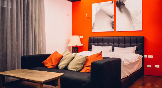 Двухместный номер Standard с балконом So Art Guesthouse 旅人藝棧民宿