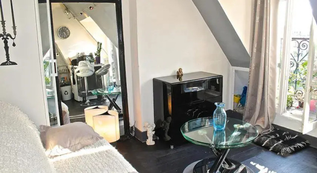 Charming Studio with Two Balconies, Забронировать Апартаменты/квартира Апартаменты Парижа, рядом с Станция метро Laumière, Апартаменты/квартира