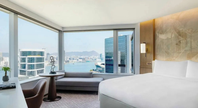 Двухместный номер Infinity с видом на гавань JW Marriott Hotel Hong Kong